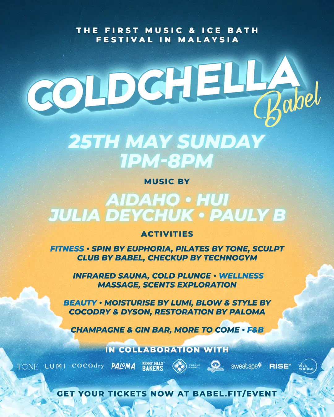 The original Coldchella event flyer