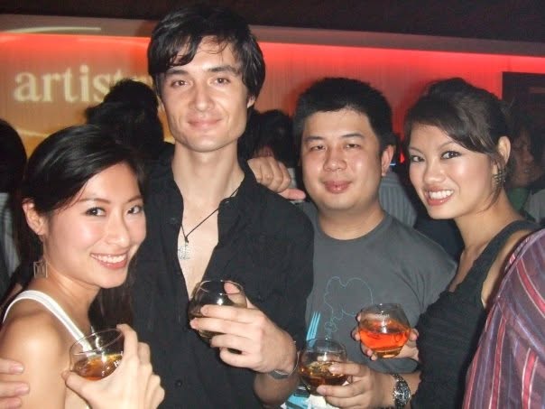 John Langan and Phil Poon out in Singapore before Filter